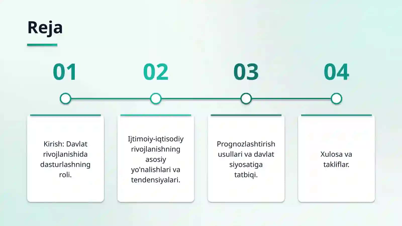 Davlatni ijtimoiy iqtisodit rivojlanishni dasturlash pragnozlashtirish va rivojlantriah siyosati 2