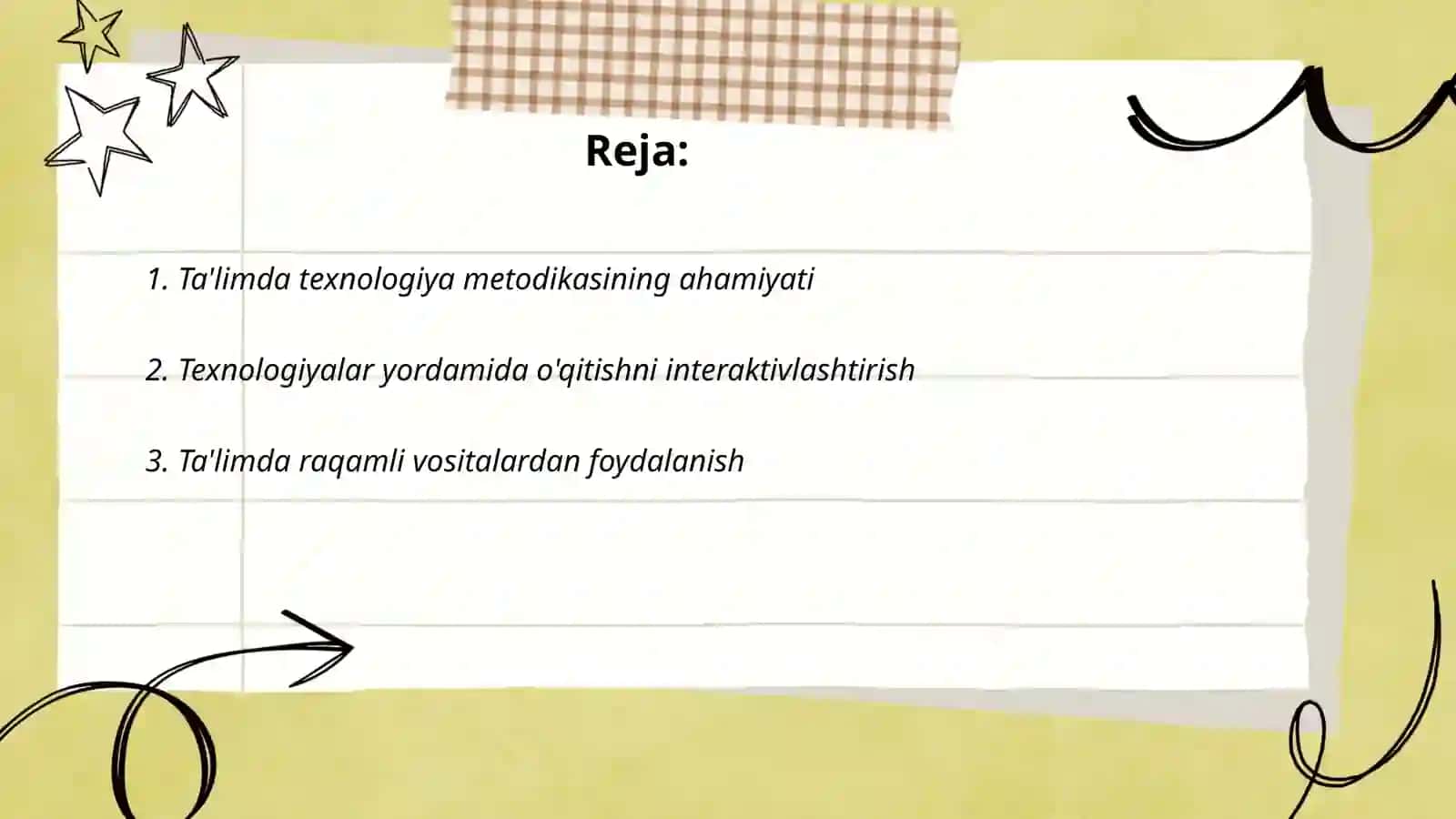 Texnologiya ta’limi metodikasi fani va uning vazifasi 2