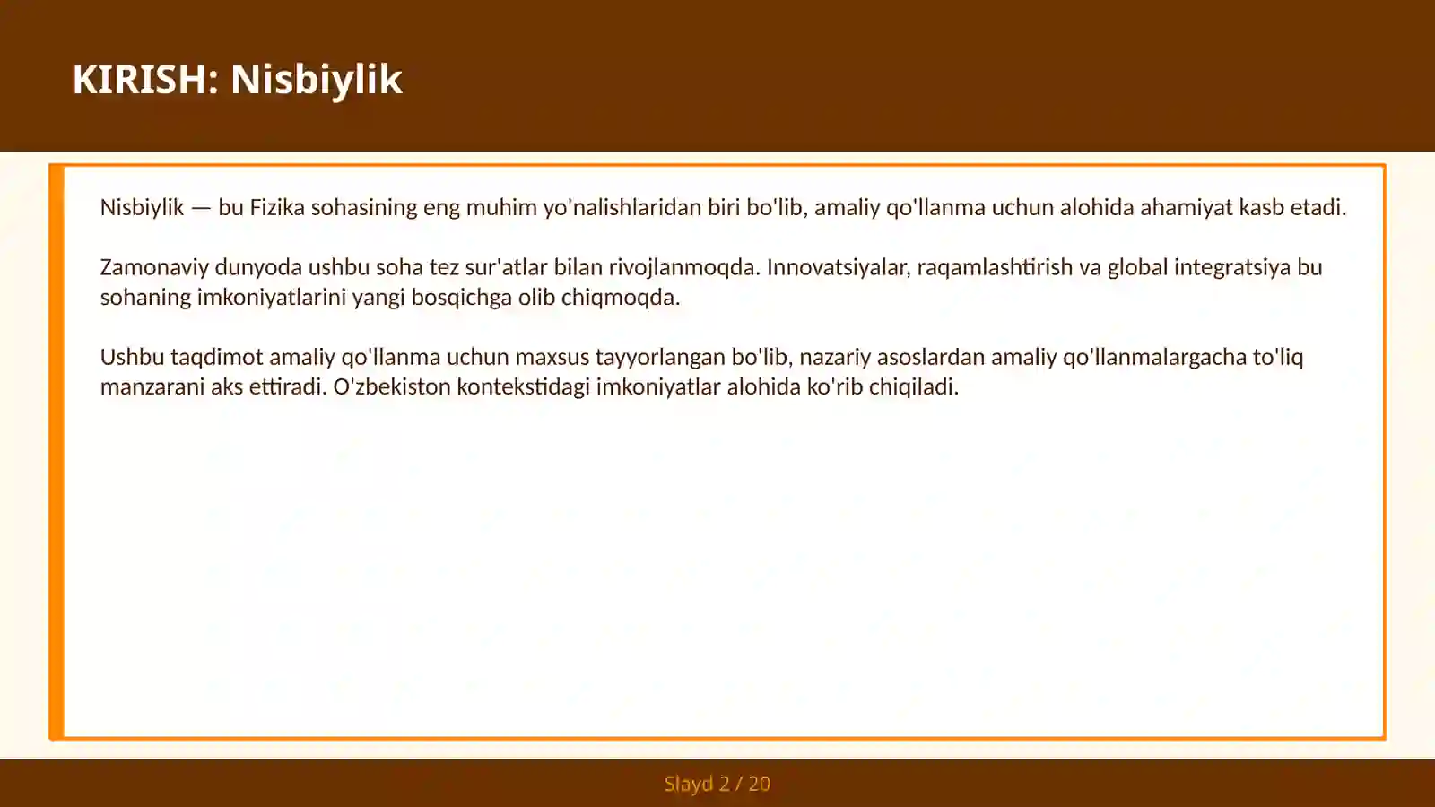Nisbiylik 2