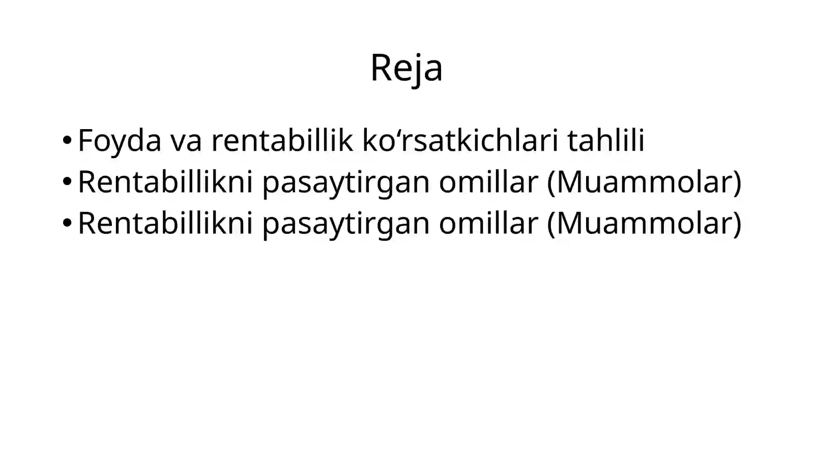 Foydavarentabillikni oshirish imkoniyatlari 2