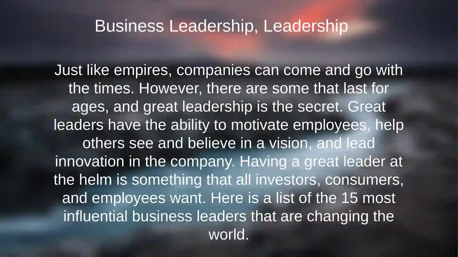 Famous Businessman 2