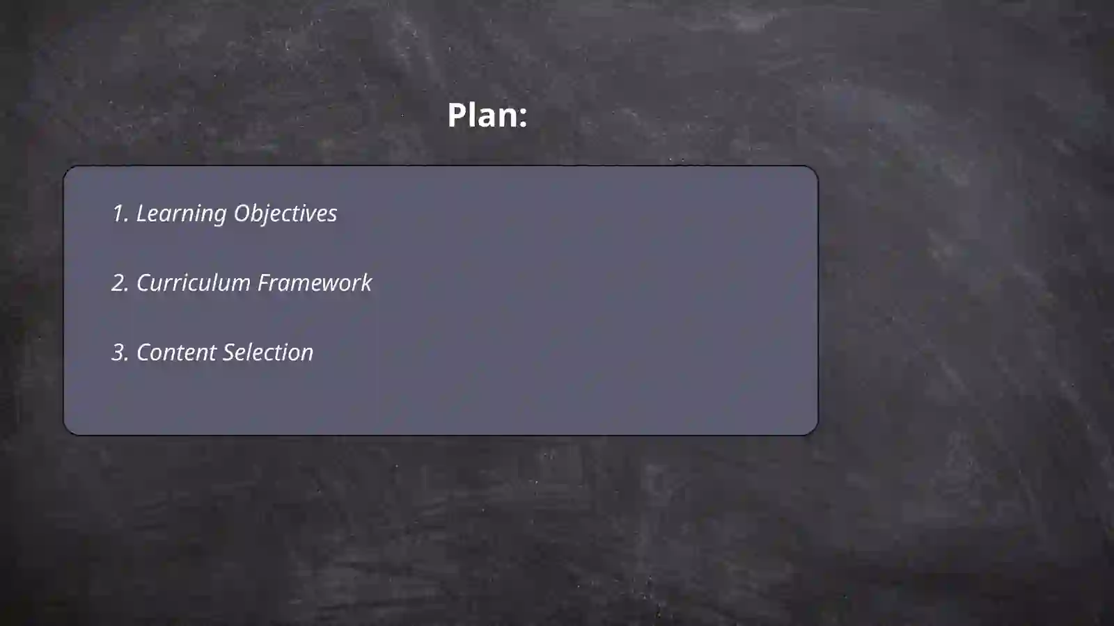 Curriculum design and its components 2