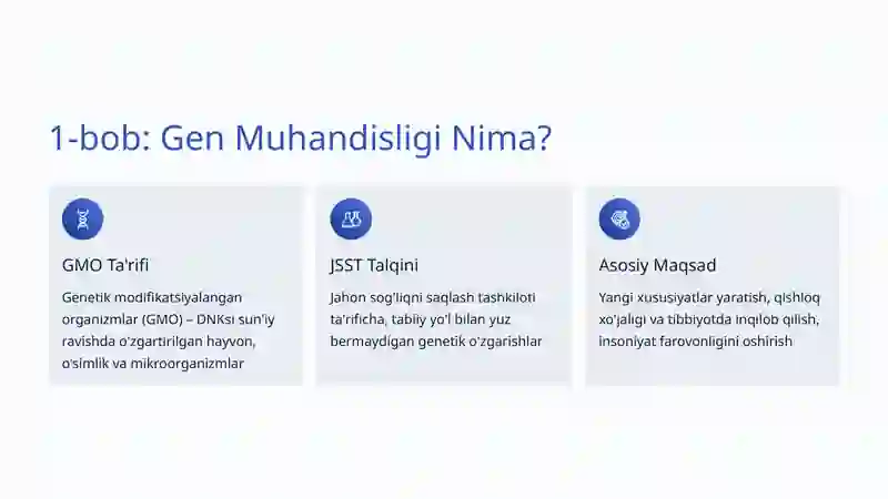 Gen Muhandisligi Mahsulotlari 2