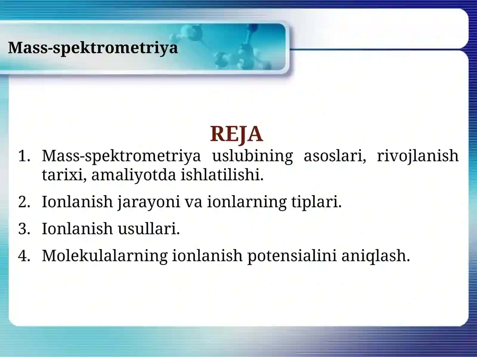 Mass-spektrometriya 2