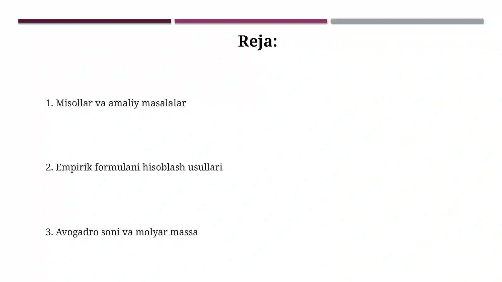 Kimyoviy Formulalar 2