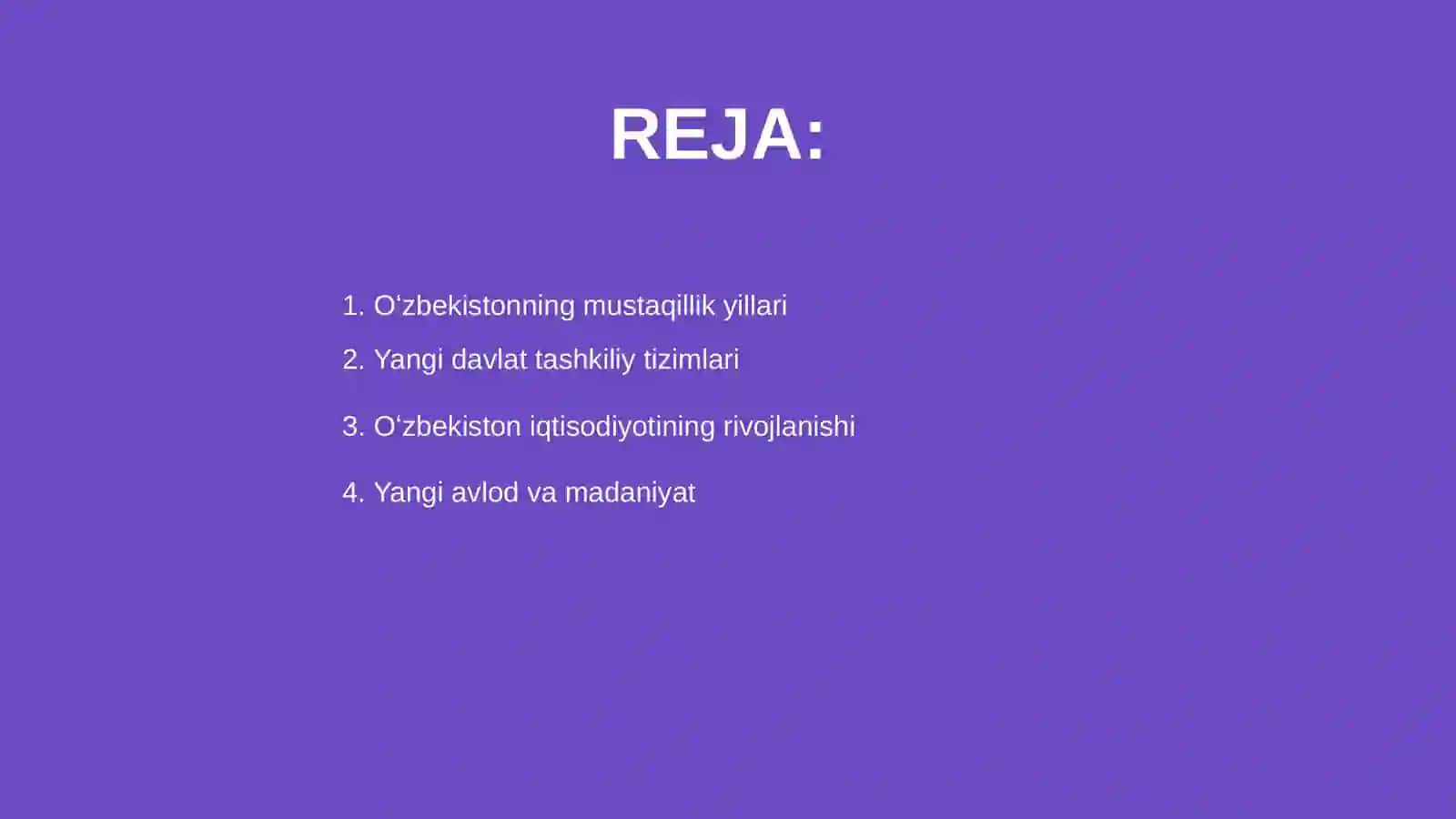 Oʻzbekistonning eng yangi tarixi 2