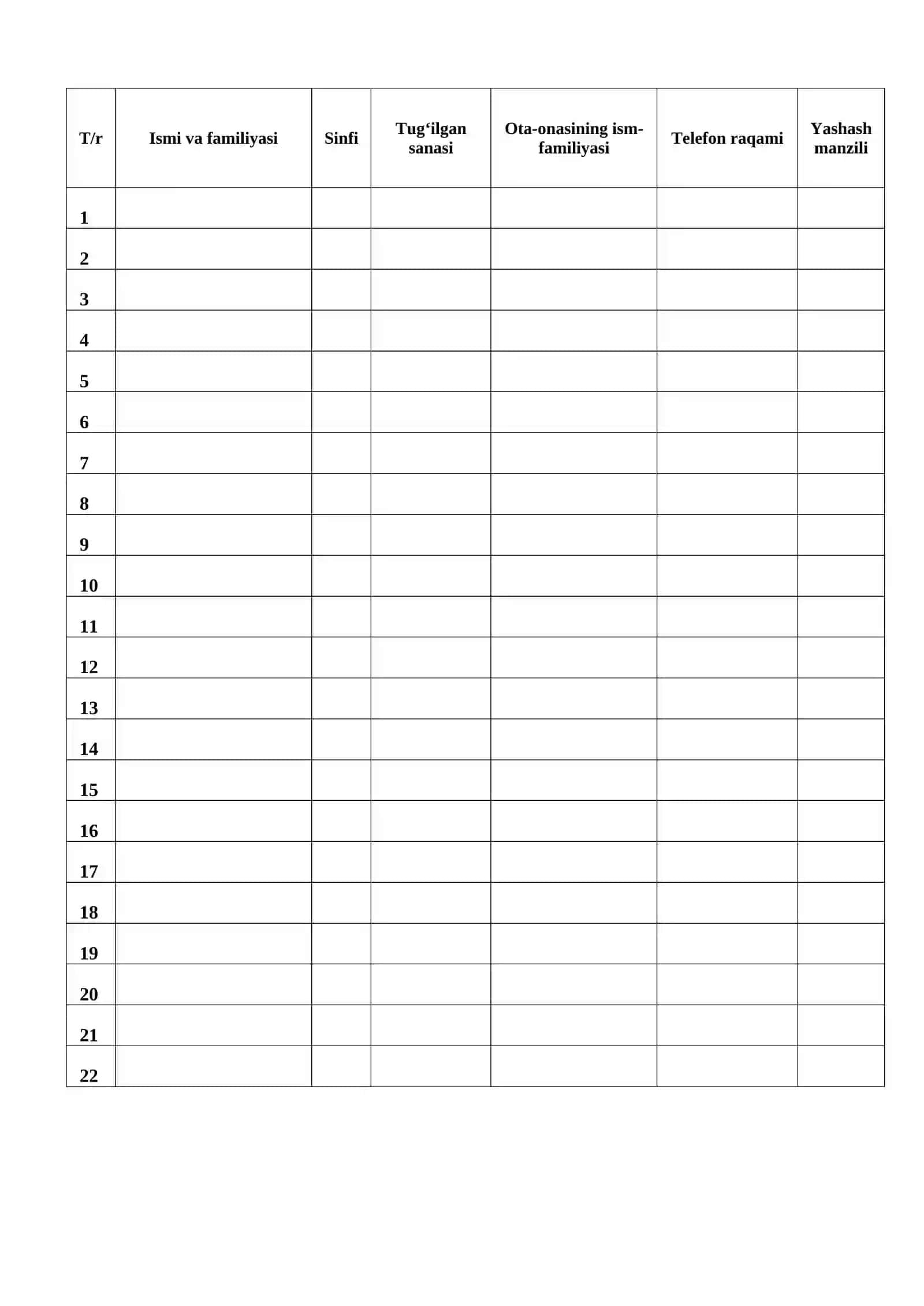 1-2-sinflar uchun matematika fanidan to'garak hujjatlari 2