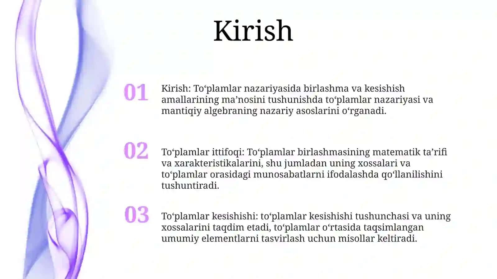 YigʻIndidan Sonni Va Sondan YigʻIndini Ayirish Qoidalarining ToʻPlamlar Nazariyasi BoʻYichaMaʼNosi 2
