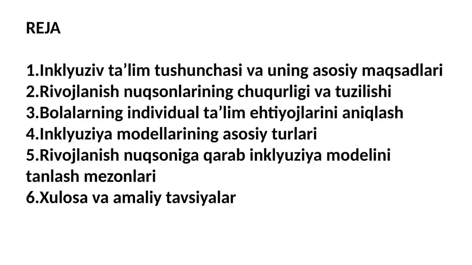 Alohida yordamga muhtoj bolalarda rivojlanish nuqsonining chuqurligi va tuzilishiga qarab inklyuziya modellarini tanlash 2