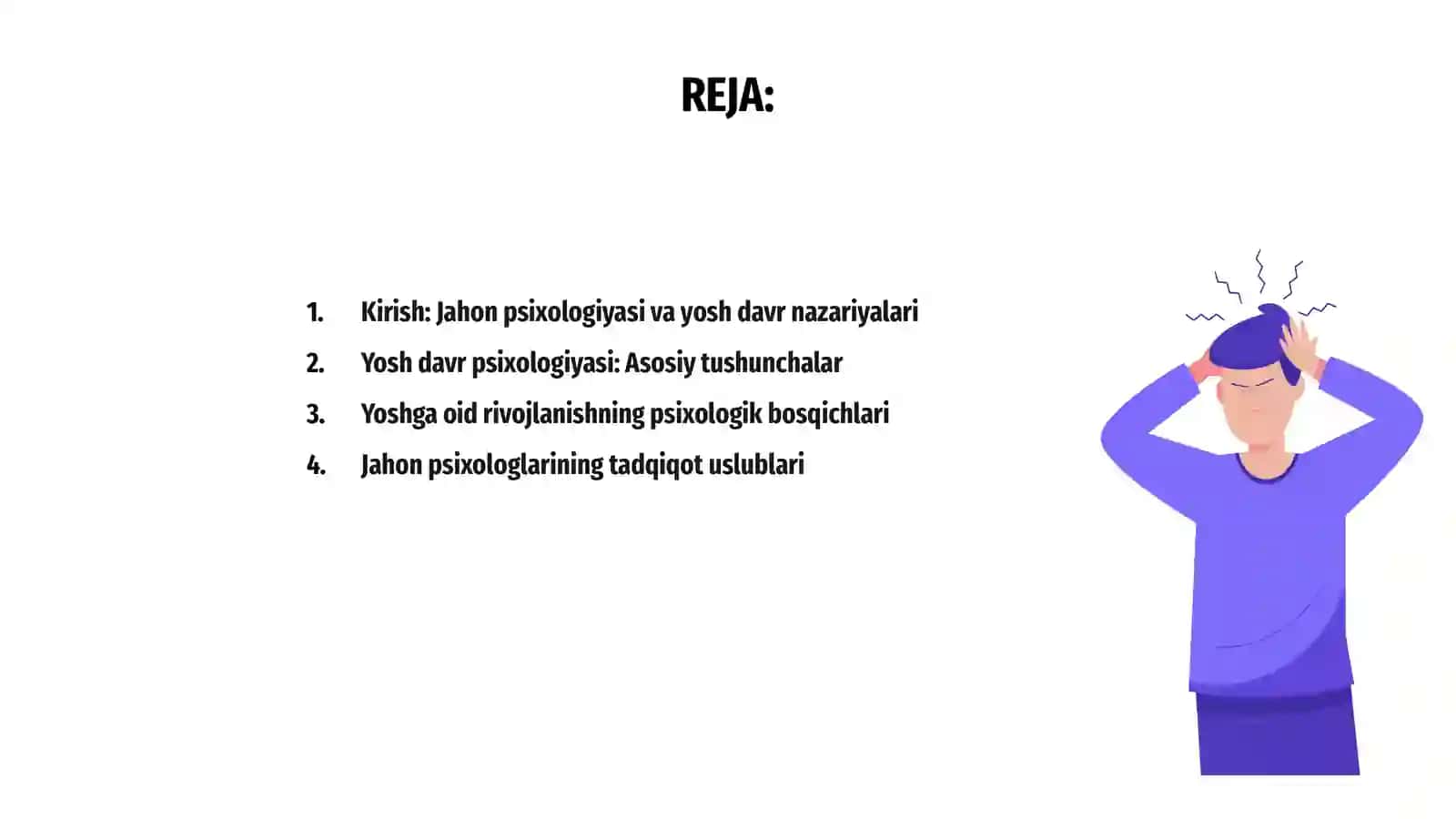 Jahon psixologlarining yosh davir pisxalogiyasi boyicha tadqiqot muammolari 2
