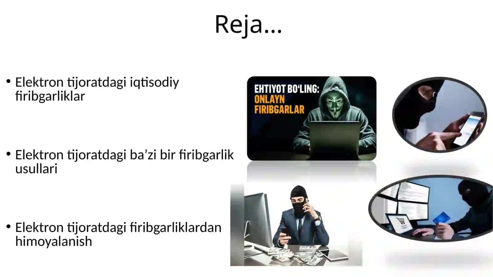 Elektron tijorat muammolari va unga bo`lgan tahdidlar 2