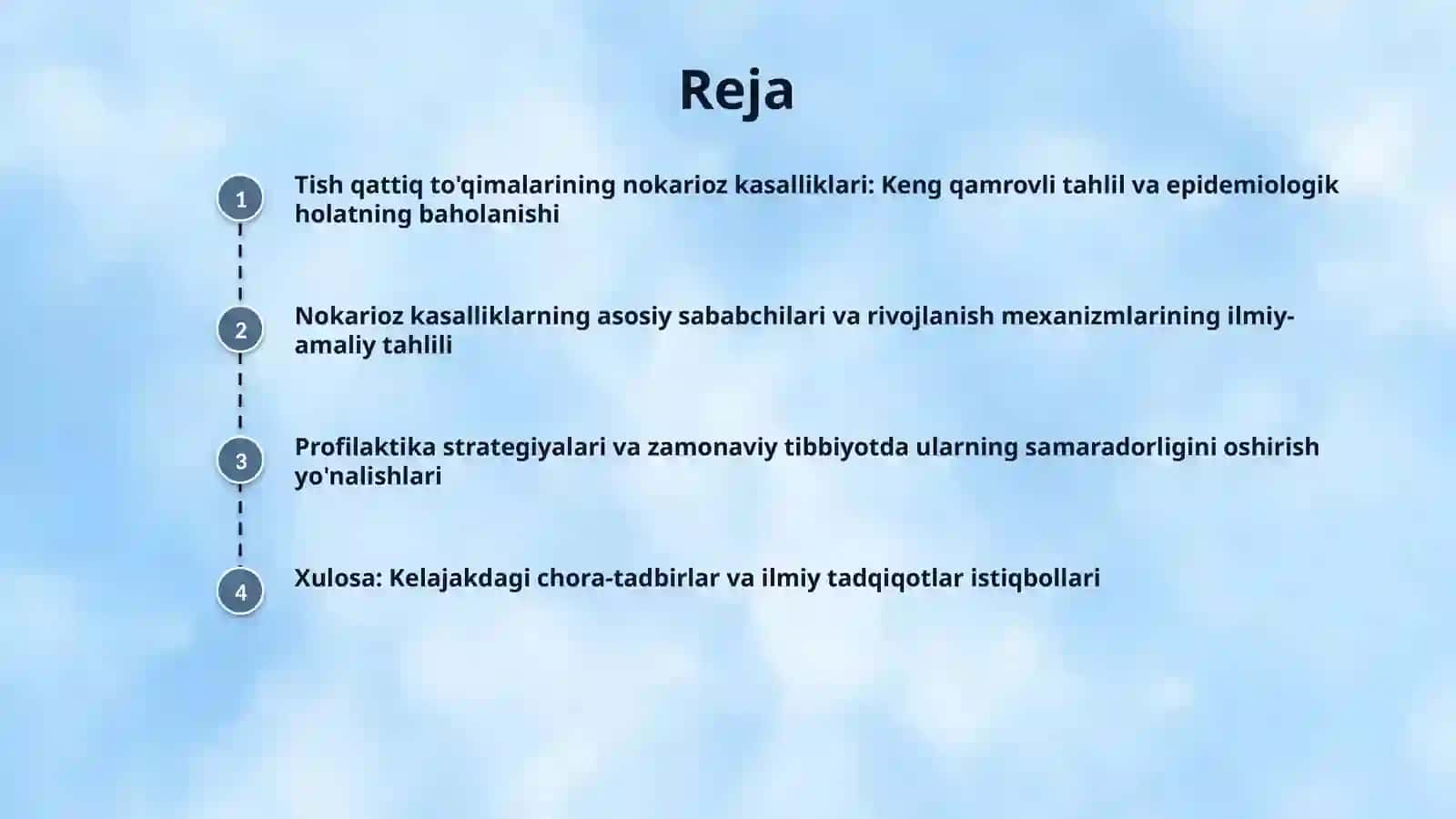 Tish qattiq to’qimalarining nokarioz kasalliklari profilaktikasi. 2