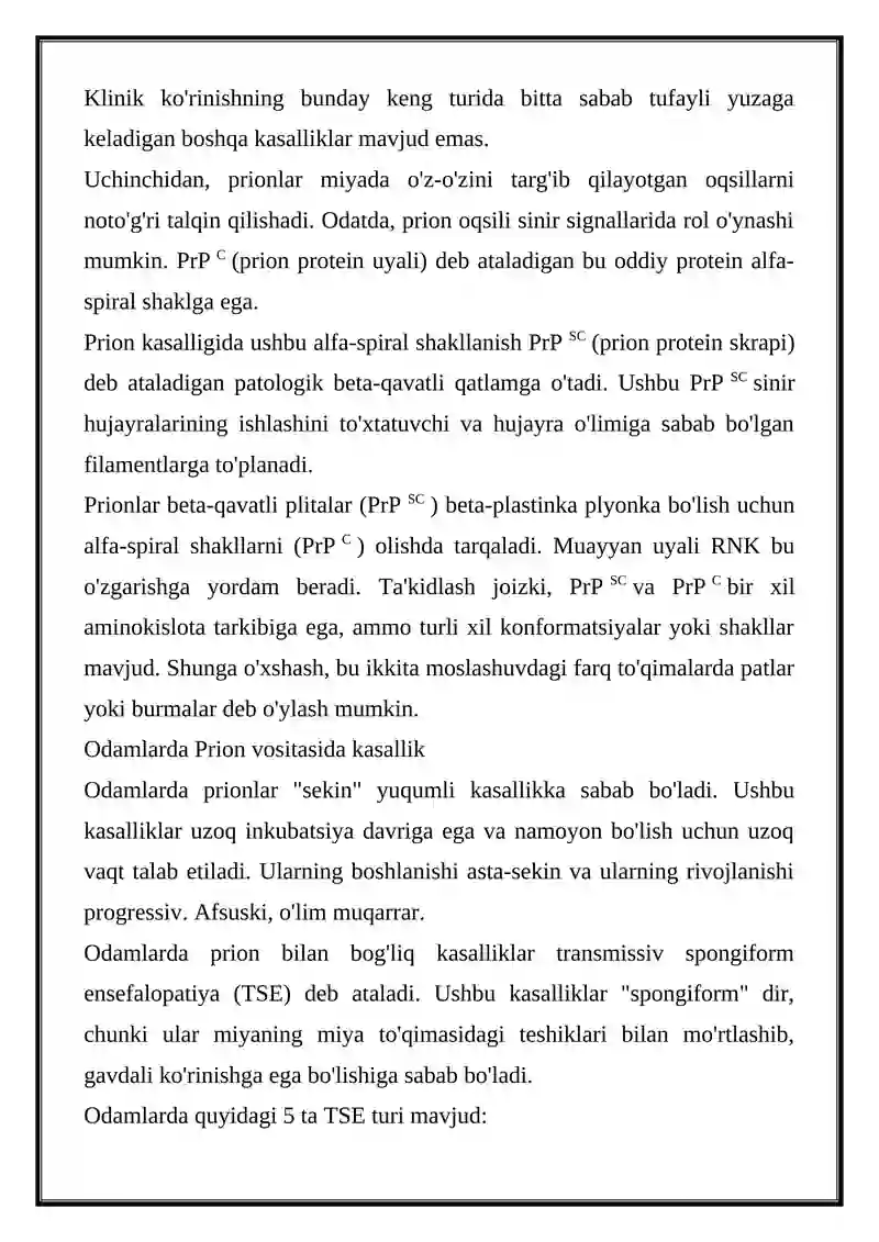 Prion kasalligi 2