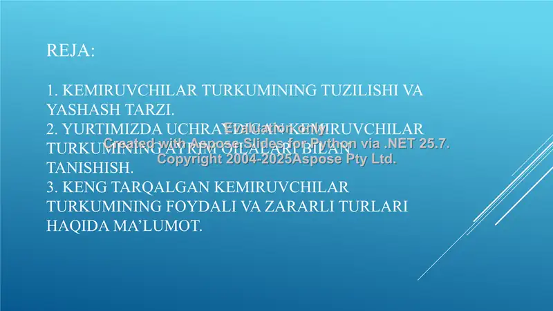 "O'zbekistonda uchraydigan kemiruvchilar: ularning hayot kechirishi, tarqalishi va ahamiyati" 2