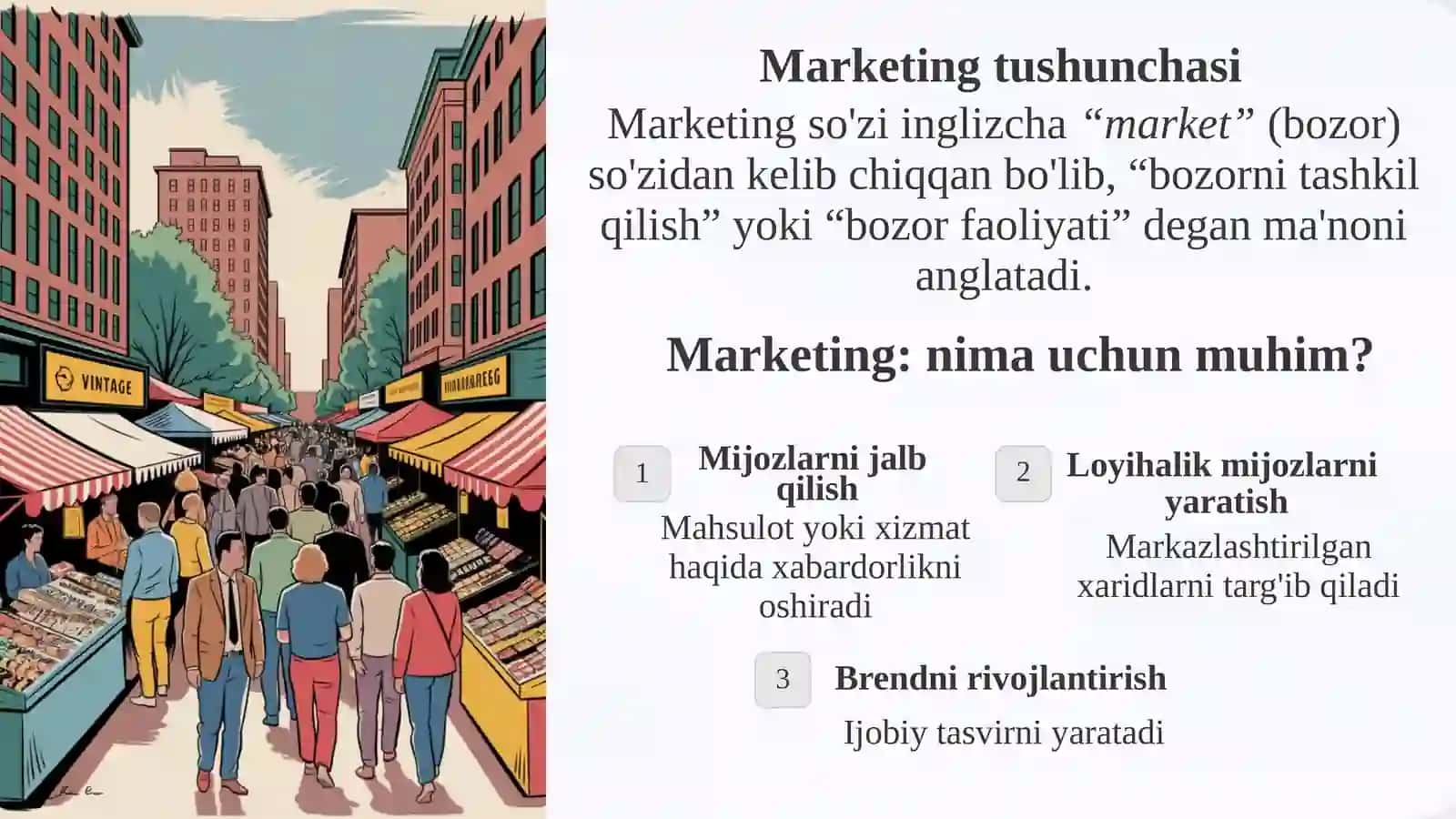 MАRKЕTING FАNINING PRЕDMЕTI, MАZMUNI VАVАZIFАLАRI 2