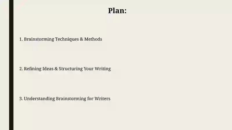 Brainstorming as a writing technique 2