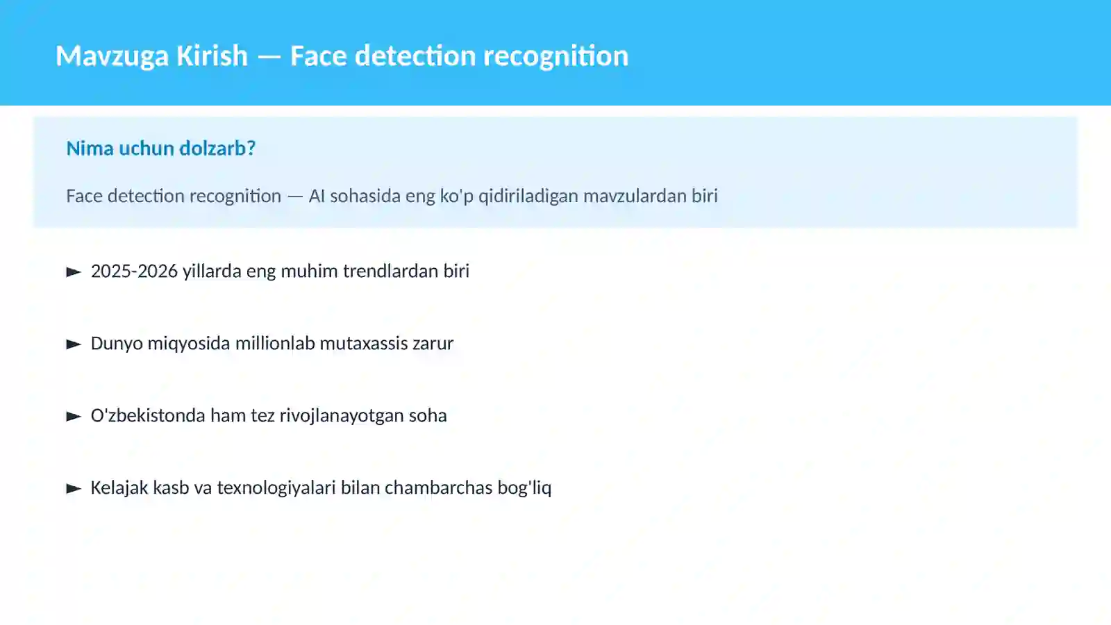 Face detection recognition 2