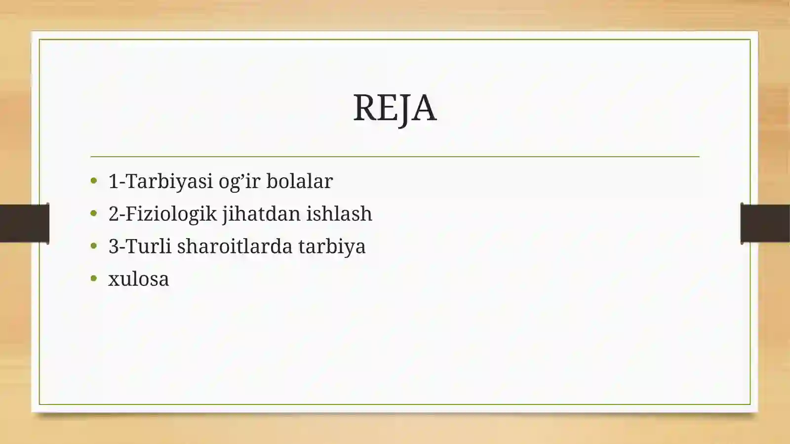 “TARBIYASI QIYIN”BOLALAR BILAN ISHLASHNING PSIXOLOGIK ASOSLARI 2