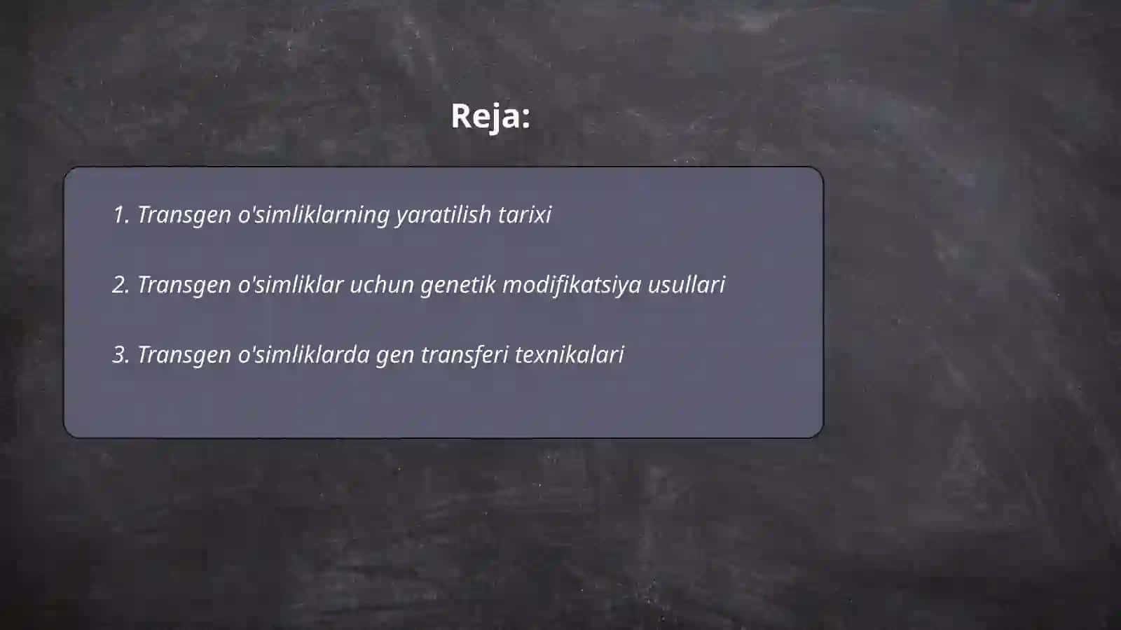 Transgen õsimlik olish 2