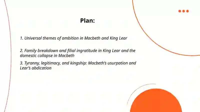Macbeth, King Lear 2