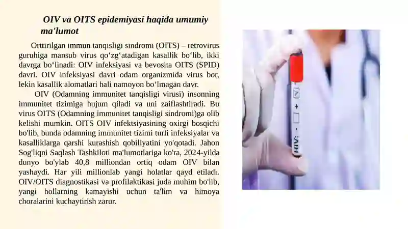 OIV va OITS haqida tushuncha 2