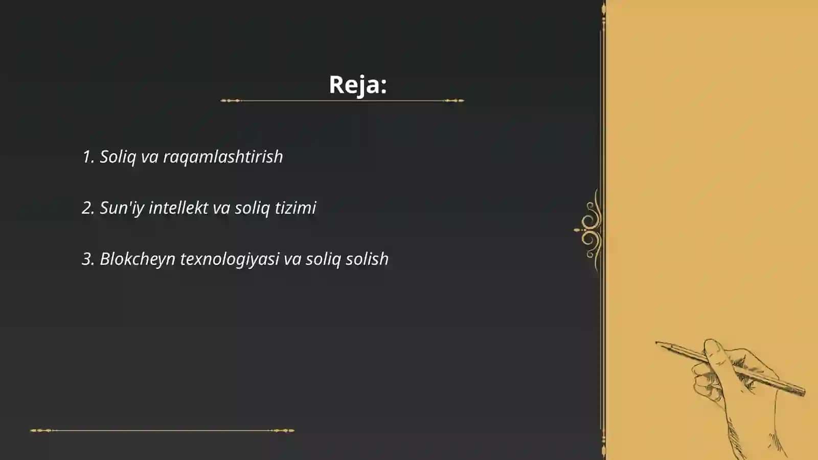 Soliq tizimini samaradorligini oshirish uchun innovatsiyalar tizimi 2