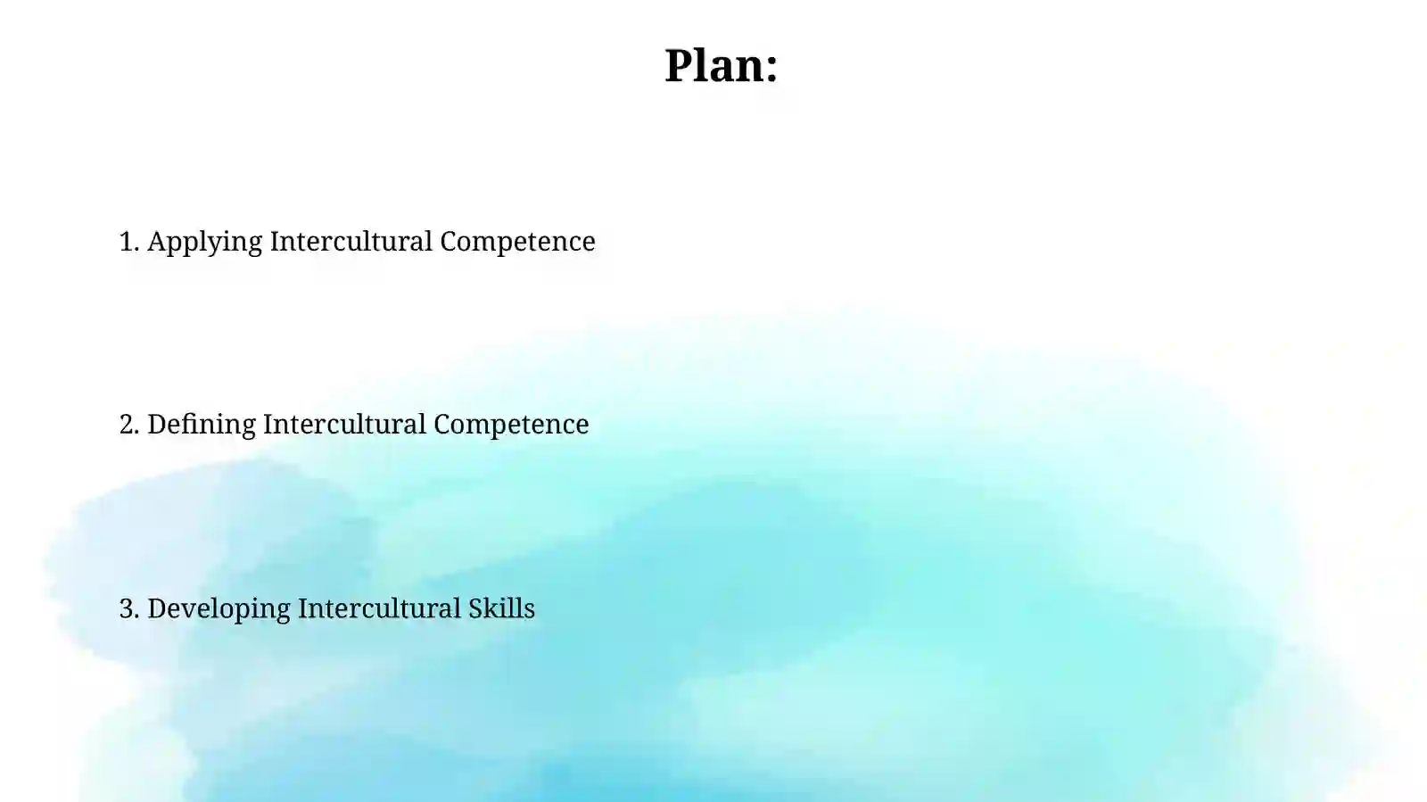 Intercultural competence 2