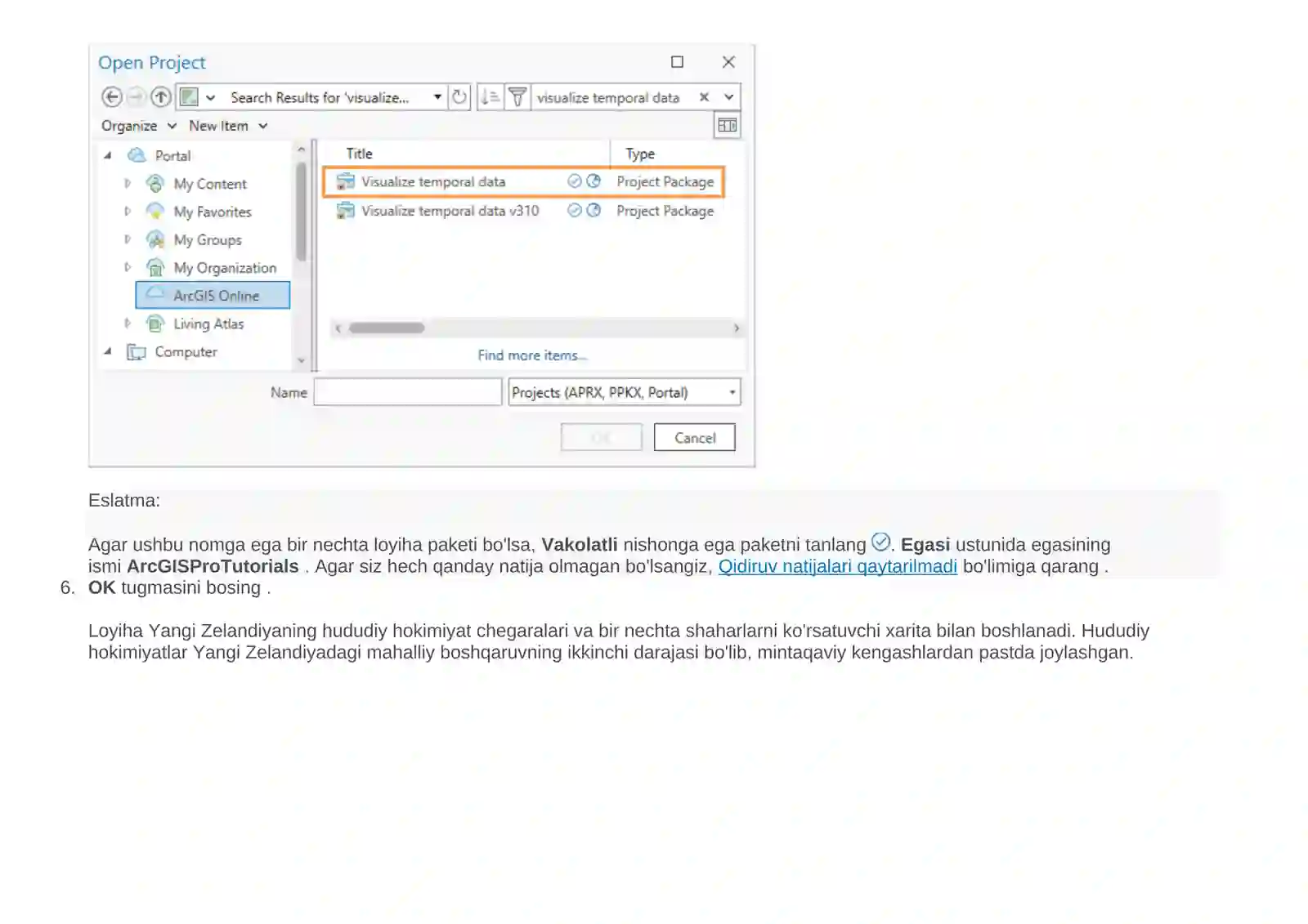 ArcGIS Pro dasturi 2