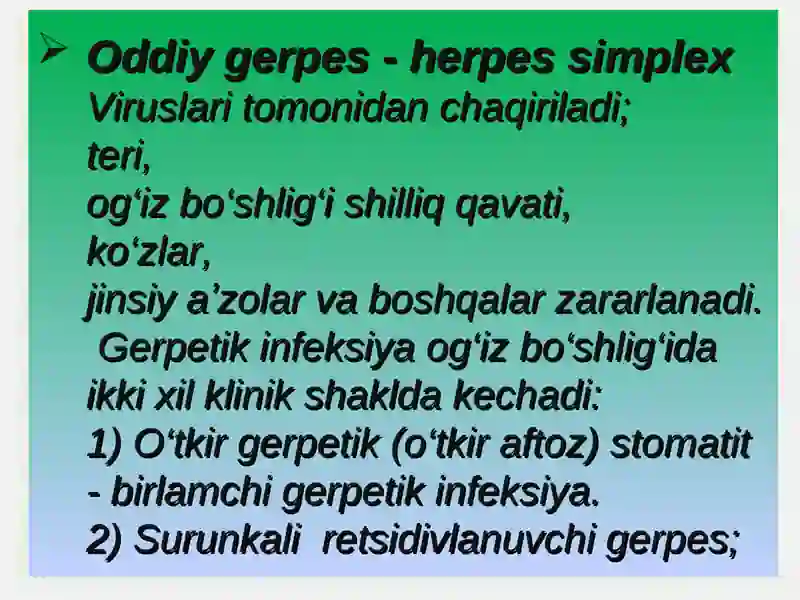 Gerpetik infeksiya 2
