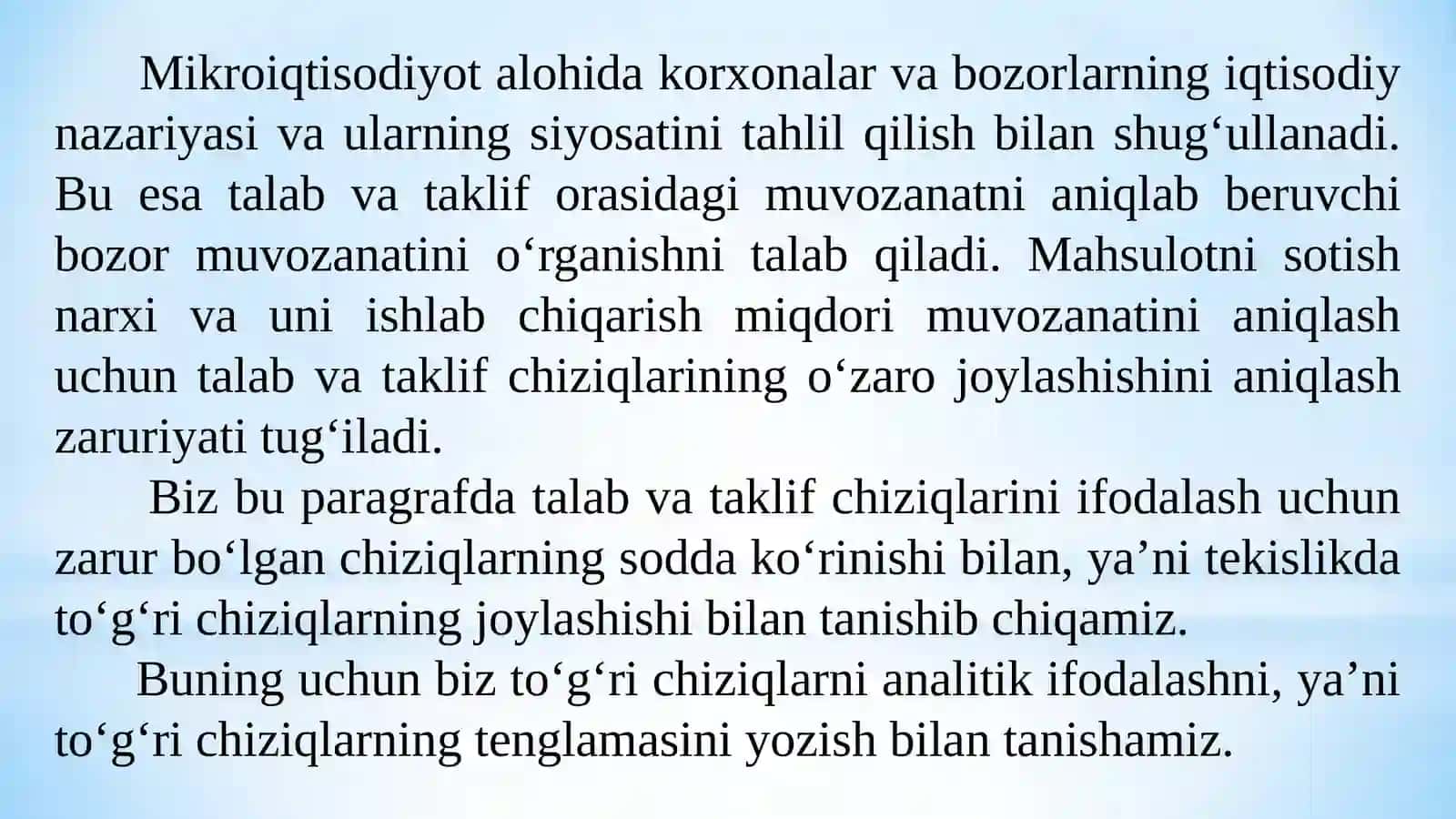 Mikroiqtisodiyot 2