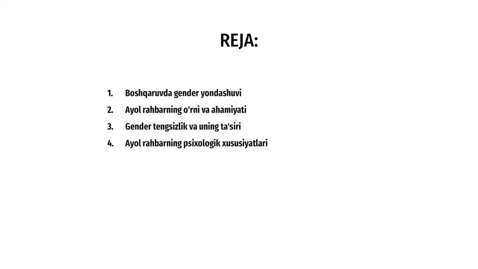 Boshqaruvda gender yondashuvi va ayol rahbarning psixologiyasi 2