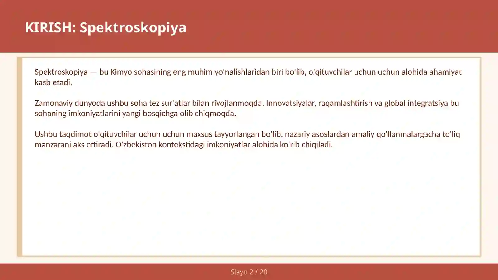 SPEKTROSKOPIYA 2