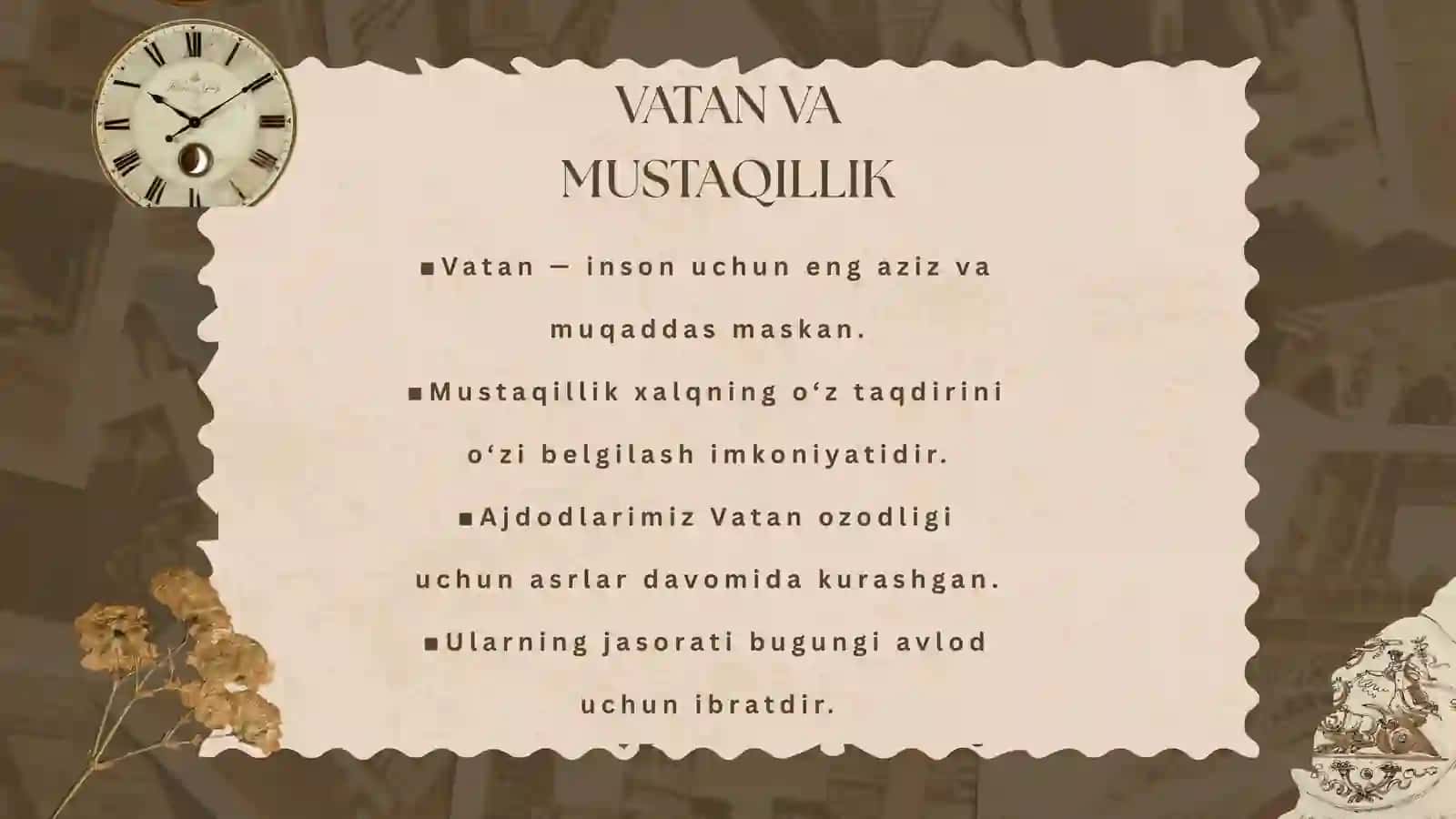 VATANIMIZ MILLIY QAHRAMONLARI — YOSH AVLOD UCHUN BUYUK JASORAT NAMUNASI 2