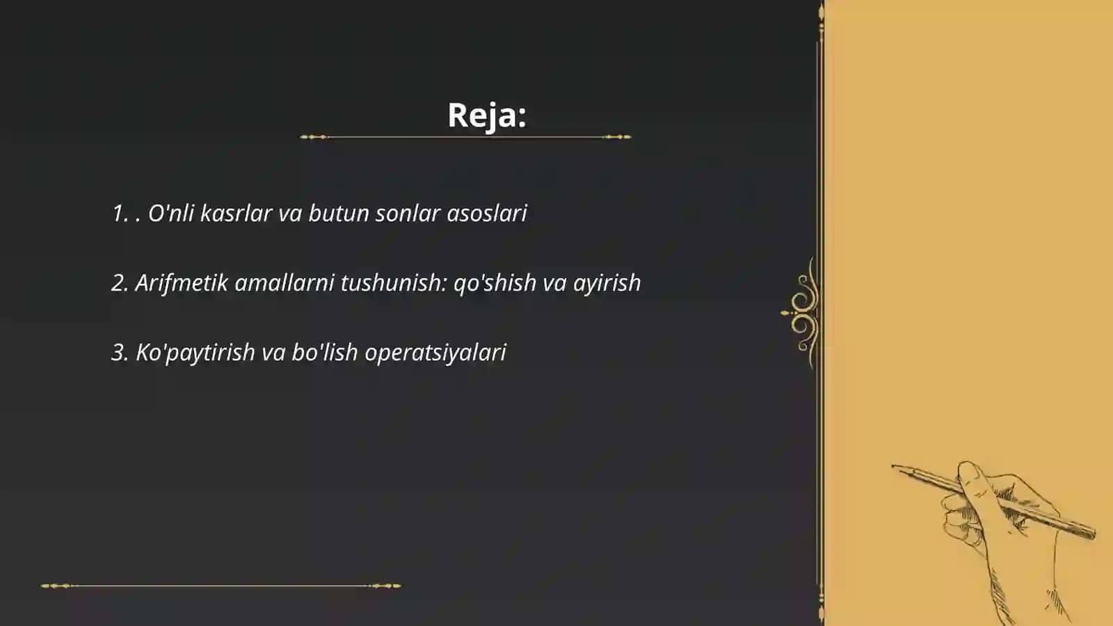 1000 ichida nomanfiy butun sonlar ustida arifmetik amallarni oʻrganish metodikasi 2