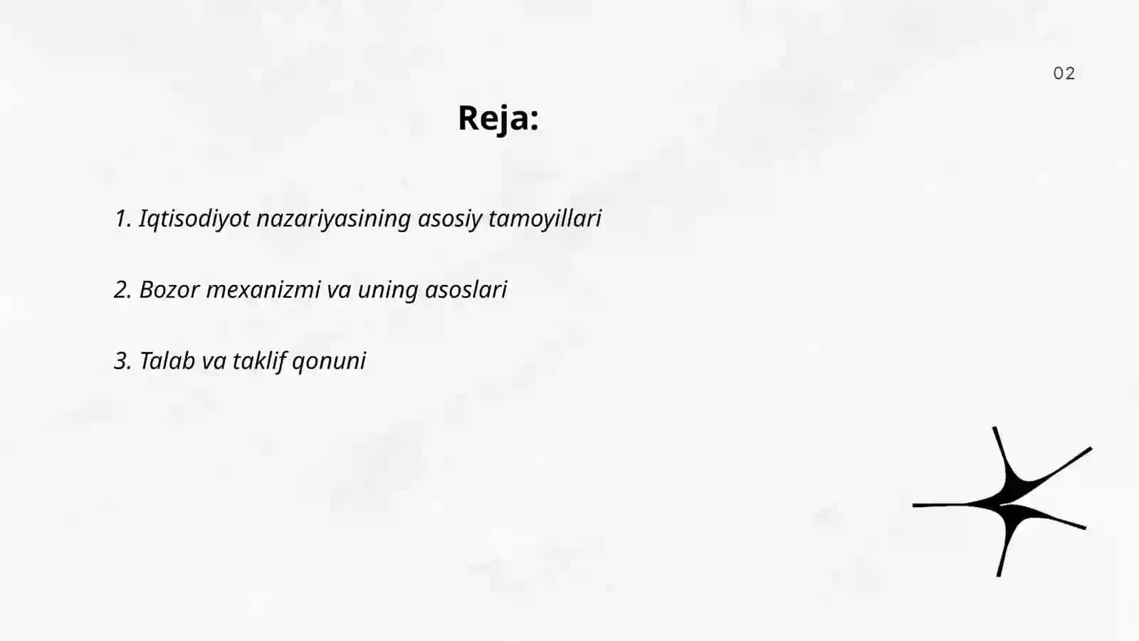 Iqtisodiyot nazariyasi 2