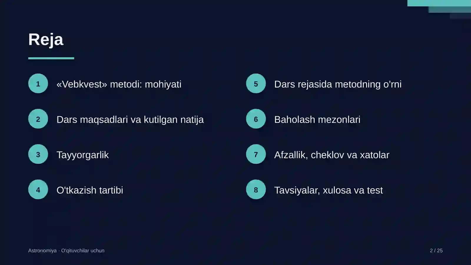 astronomiya darslarida vebkvest metodidan foydalanish 9677 2