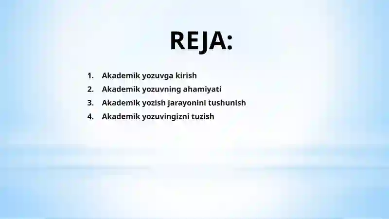 Akademik yozuv 2