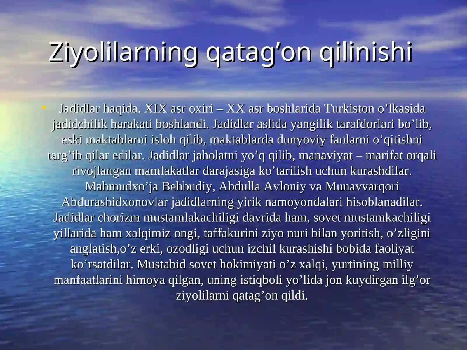 Jadidlar haqida 2