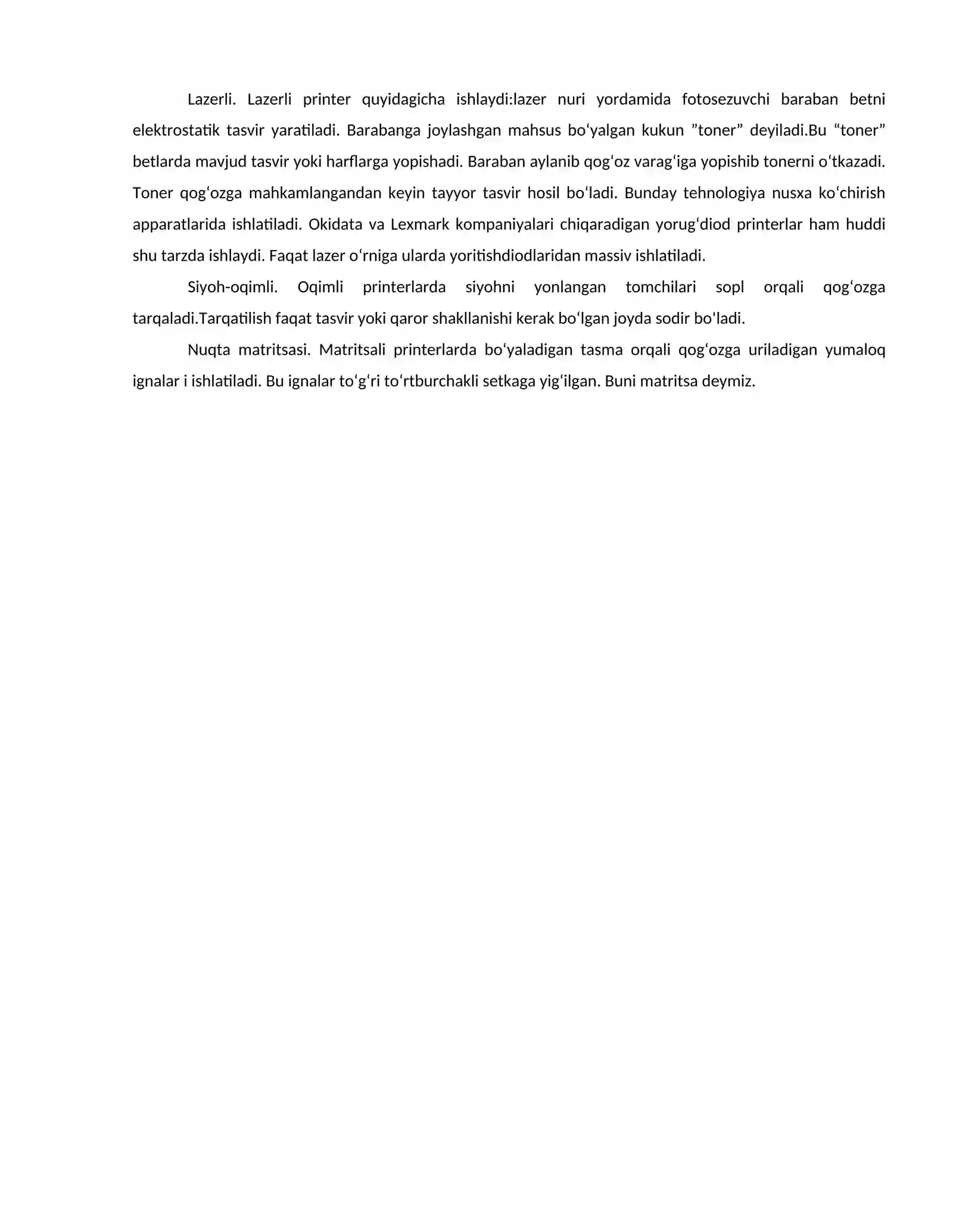 Printerlar 2