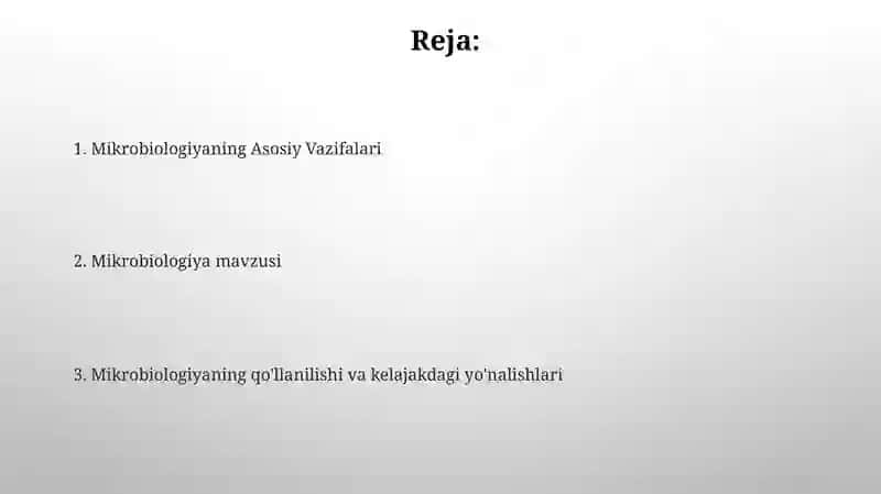 Mikrabiologiya fanining ob' yekti va vazifalari 2