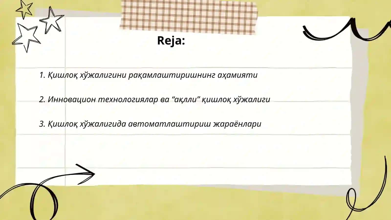 Қишлоқ хўжалиги иқтисодиётида инновациялар: рақамлаштириш жараёни 2