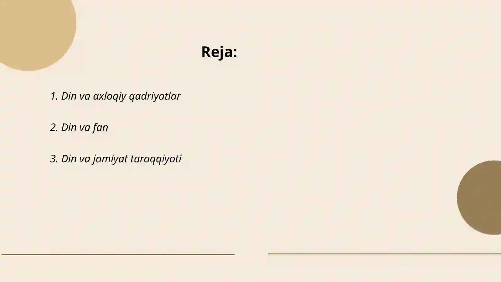 Din va hurfikrlilik 2