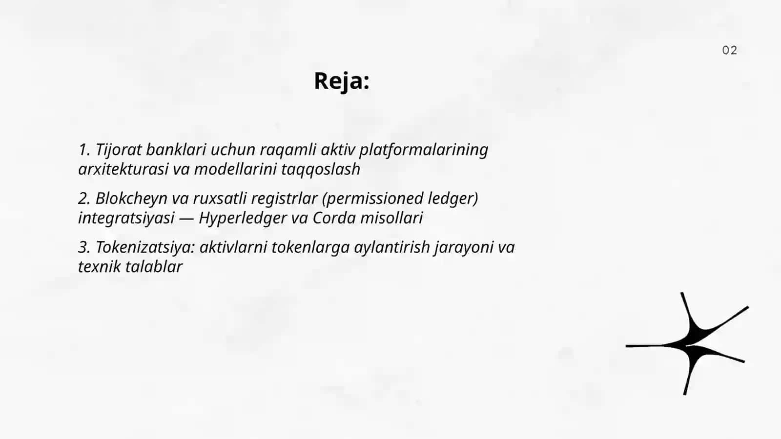 Tijorat banklarida raqamli aktivlar bilan ishlash imkonini beruvchi platformalar va ularning texnik imkoniyatlari 2
