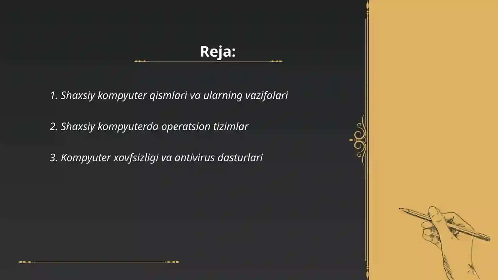 Shaxsiy kompyuterning texnik taminoti 2