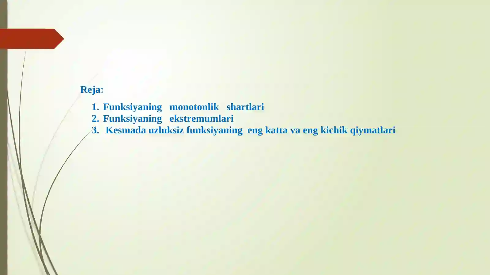 Ekstremum nuqtalar 2