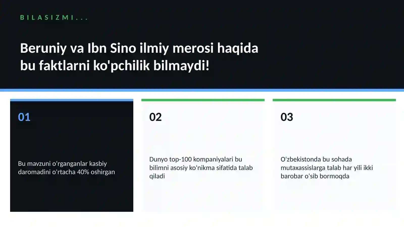 Beruniy va Ibn Sino ilmiy merosi 2