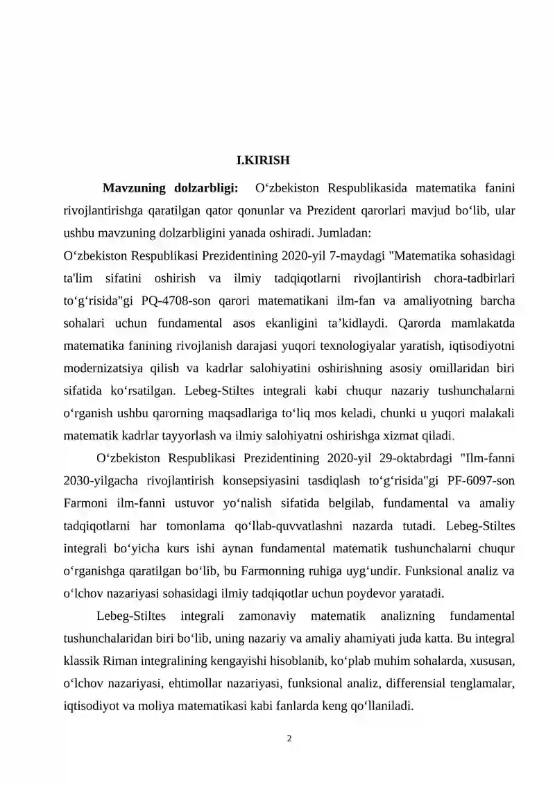Lebeg-Stiltes integrali 2