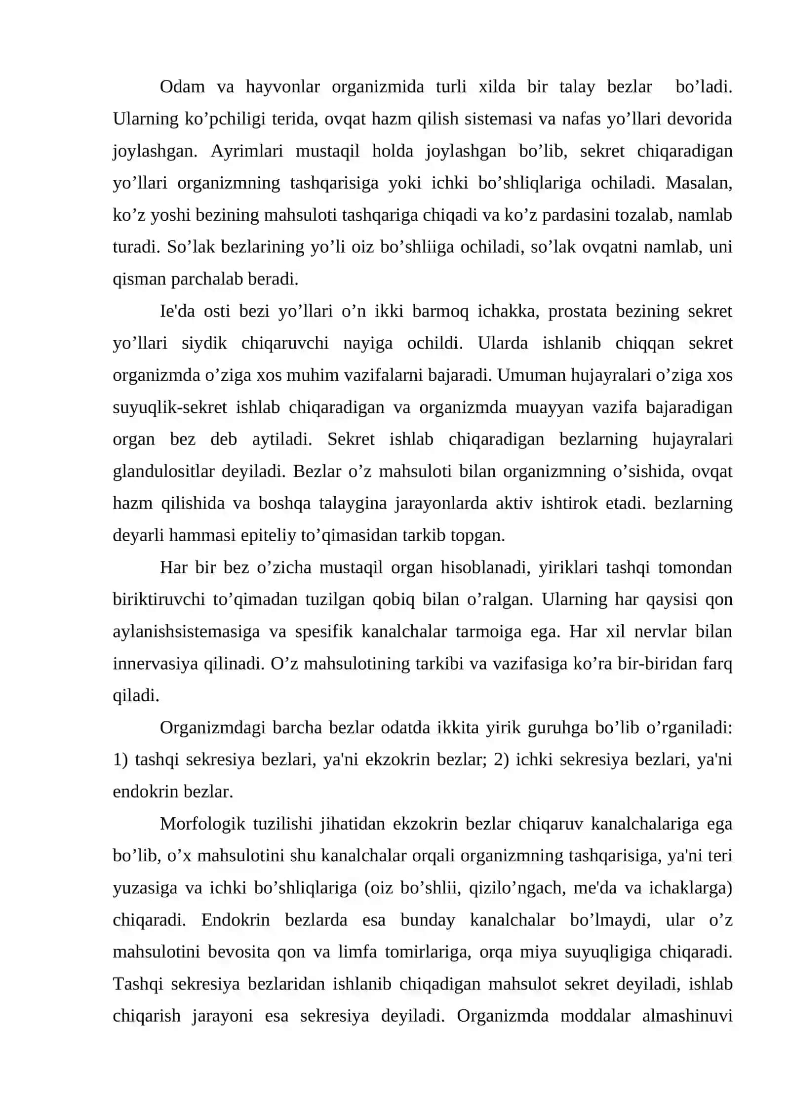 Bezlar tushuncha 2