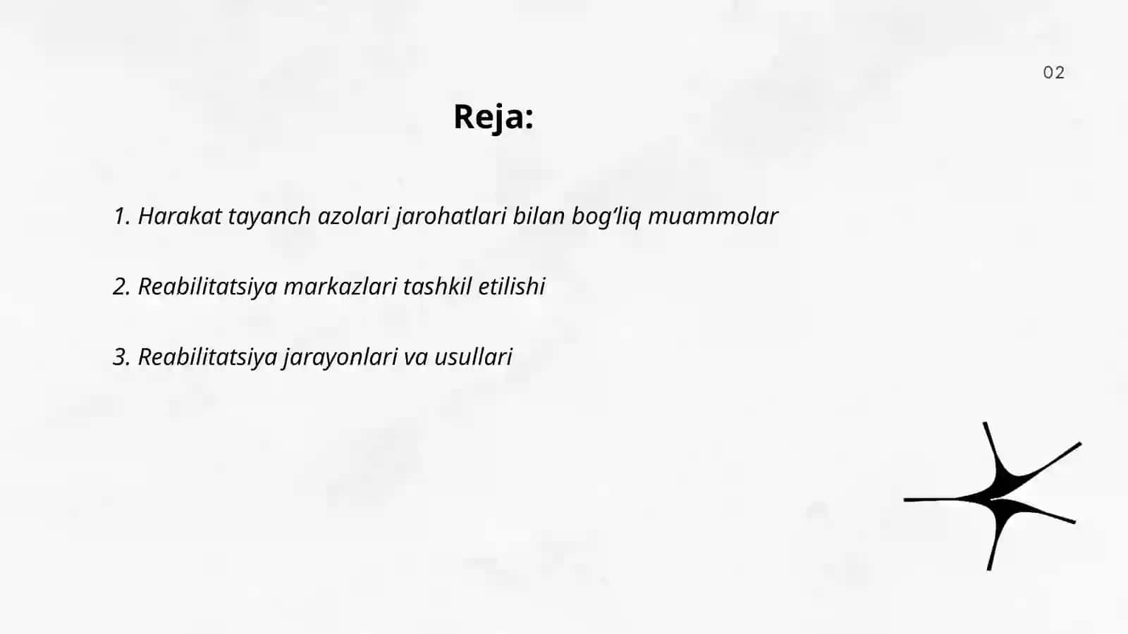 Harakat tayanch azolari jarohatlari va reabilitatsiya 2