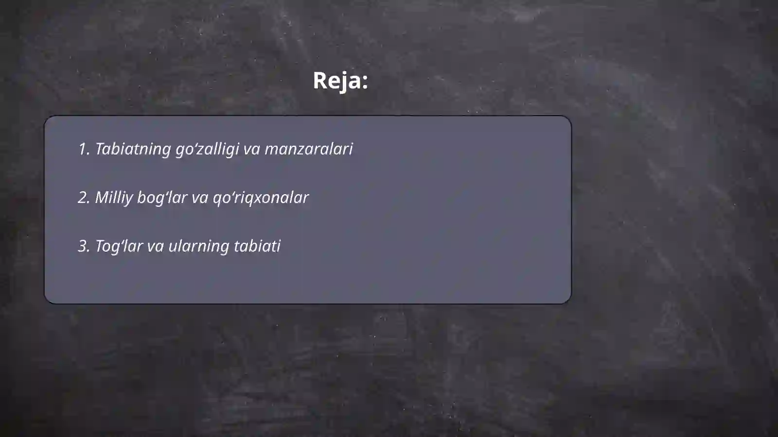 Goʻzal tabiat 2